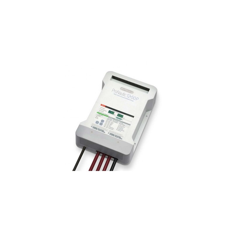 Cargador de baterías ProNautic 12V 50A, 3 salidas
