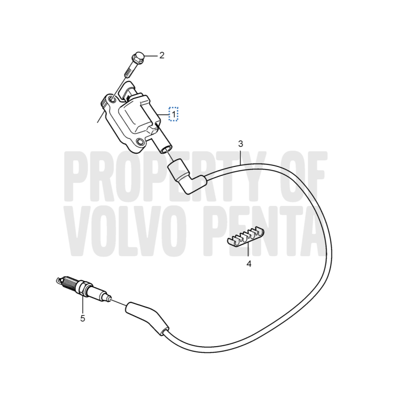 Cable de conector Volvo Penta motores gasolina...