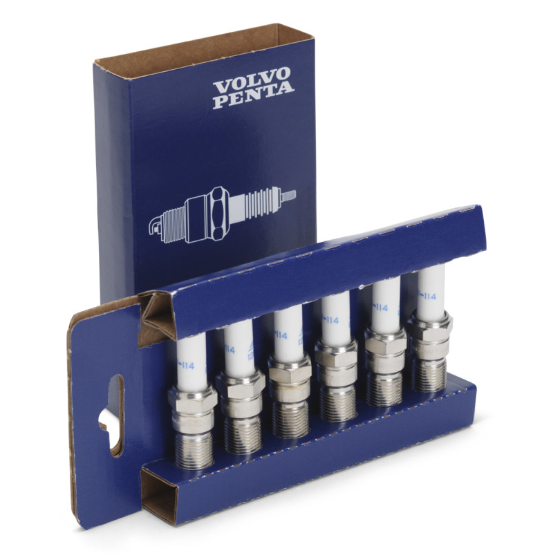 Paquete de 6 Bujías Volvo Penta (V6) 22431179
